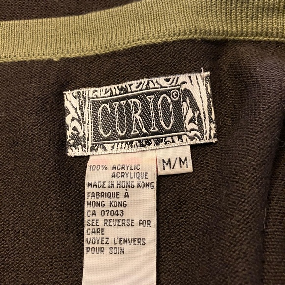 Vintage Curio brown/olive sweater set - Picture 10 of 11